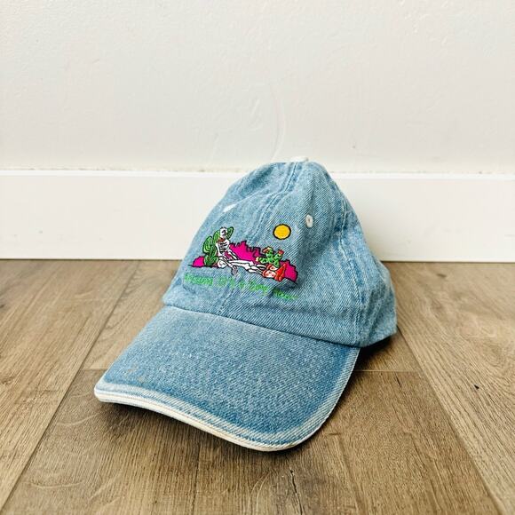 SSI smith southwest denim Arizona “it’s a dry heat” skeleton cactus unisex hat - Picture 1 of 10